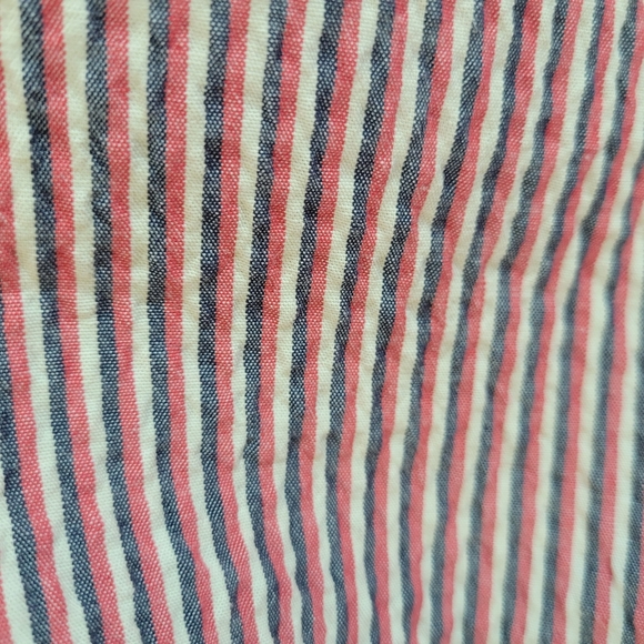 Gal Meets Glam Martha striped one shoulder bow dress with pockets size 4 - Picture 6 of 9